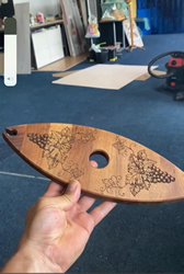 3D designovy doplnok vyrobený CNC frézovaním a gravírovaním